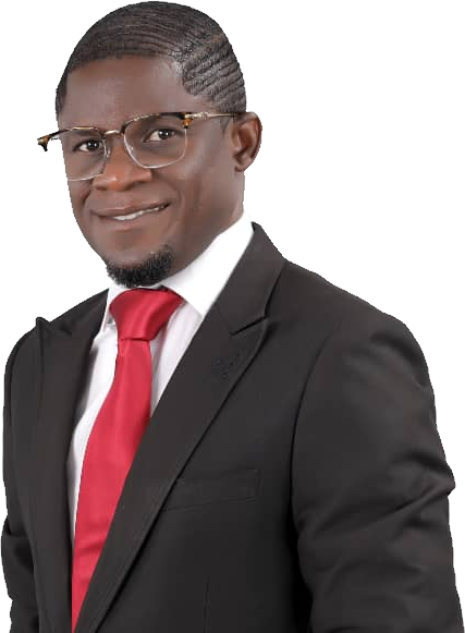 Emmanuel Ukpong at desk